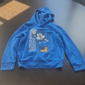 Disney Blue Kids Hoodie with Mickey Graphic